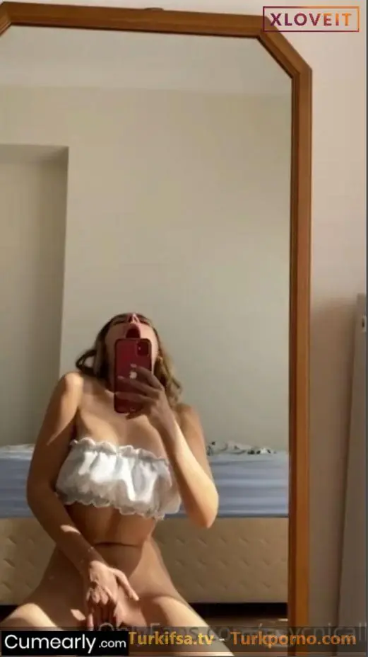Psycnicall ifşa Ayna karşısında amcık parmakladı