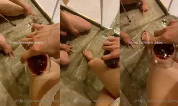 Drink wine from my feet