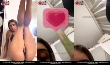 Elanur Ayan Etli amcığını özel yayında gösterdi